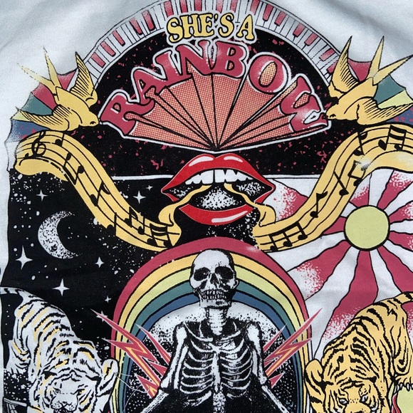 LAST- Boho Dreamland & Swallows Skeleton Tee - Picture 7 of 7